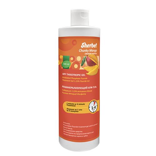 Реминерализующий АПФ гель / APF Thixotropic Gel Sherbet свежее манго 500мл 56-10003 купить