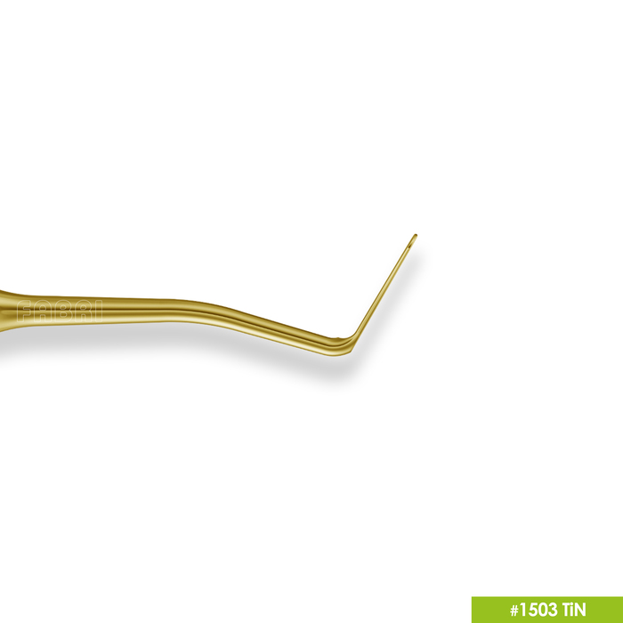Картинка Гладилка малая двусторонняя ручка O6mm покрытие Gold 3 из 4 