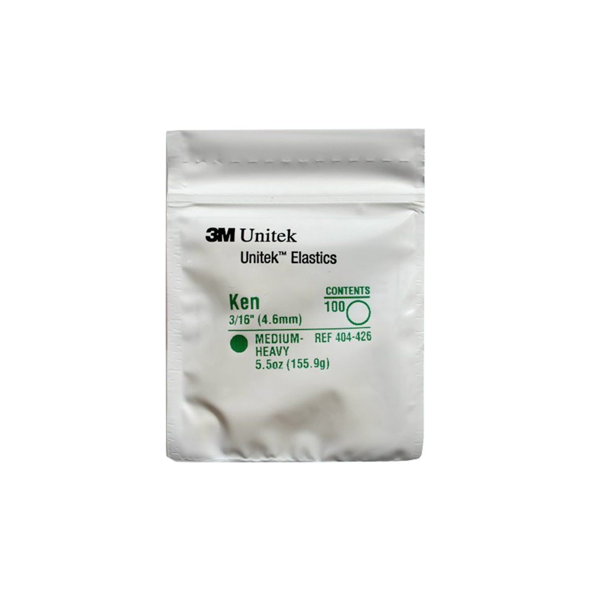 Кольцо эластичное Кен 155,9гр 4,6мм / Latex Elastics Ken 5,5oz 3/16" Medium-heavy 100шт 404-426 купить