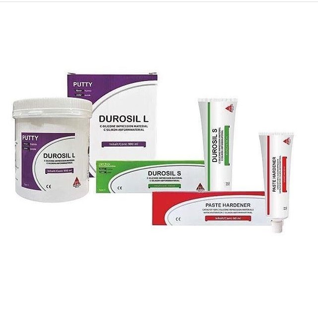 Дуросил/ Durosil L база C-силикон 900мл PRD.01.10001+Дуросил/ DUROSIL PASTE HARDENER КАТАЛИЗАТОР 60МЛ+Дуросил/ Durosil S 140мл коррегирующий слой C-силикон PRD.01.10002 купить