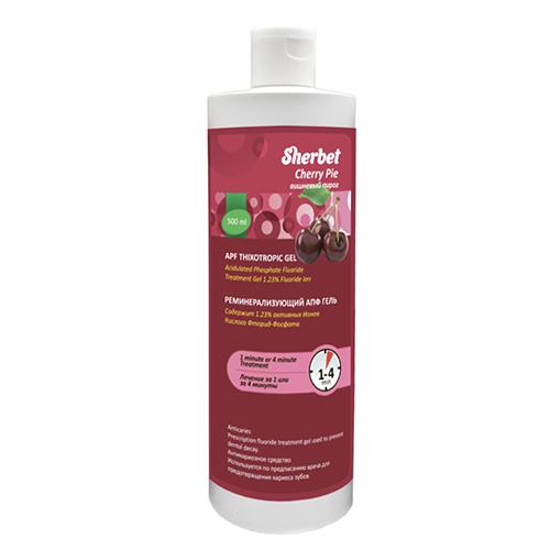 Реминерализующий АПФ гель / APF Thixotropic Gel Sherbet вишневый пирог 500мл 56-10002 купить