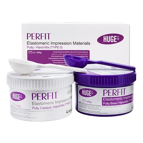 Перфит / PERFIT Putty А-силикон основа 400 г, катализатор 400 г купить