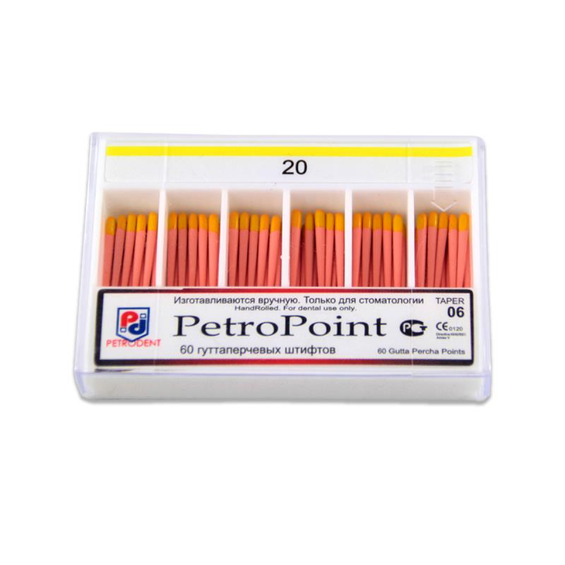 Штифты гуттаперчевые 06 №20 60шт Dispodent купить