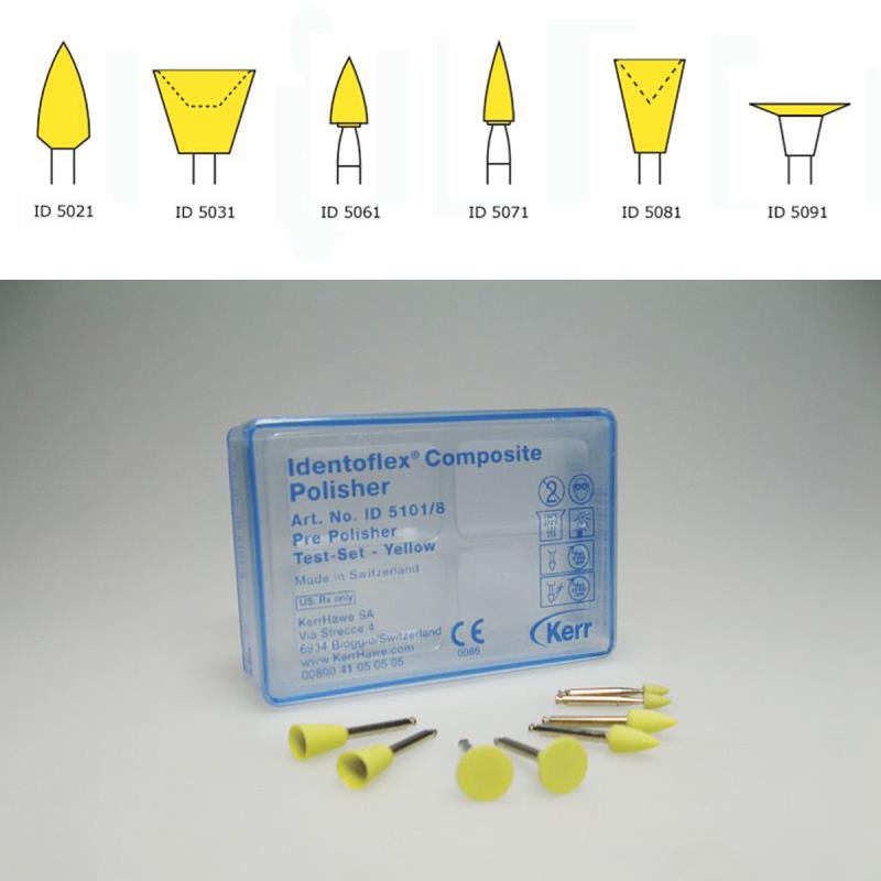 Полиры д/композитов / Identoflex Composite Prepolishers д/предвар полировки острый кончик желтые 12шт ID5061/12 купить