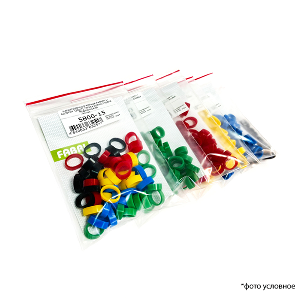 Картинка Кольца маркировочные размер L синие 50шт 0 из 1 